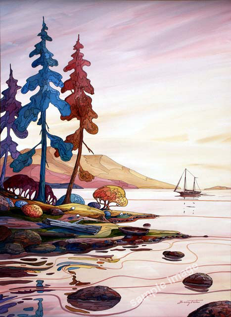 Friendly Passage is a watercolor painting by Barry Tate