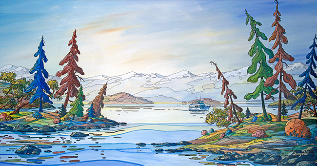 Denham Bay resort on the west coast of BC