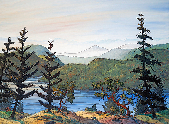 Willis Point in the Saanich Inlet, near Butchards Gardens, View Point the Malahat.