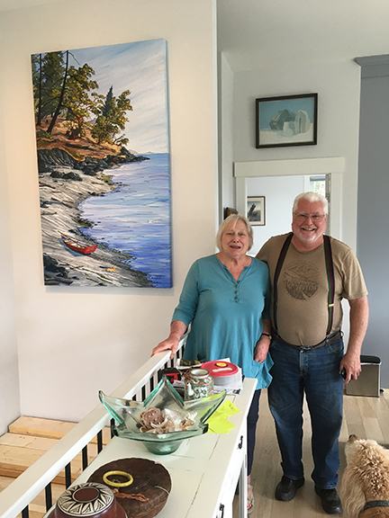 Commissioned artwork of west coast